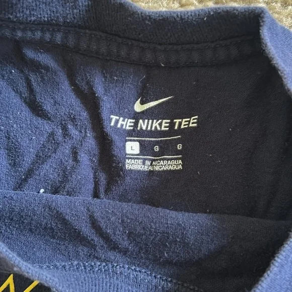 Kids Blue Jordan T-Shirt with Michigan Graphic - Picture 2 of 2